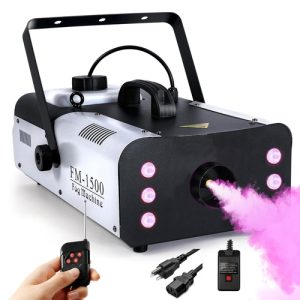 5 Core Fog Machine Indoor Outdoor  1500W 6000CFM Fogger Smoke Machine