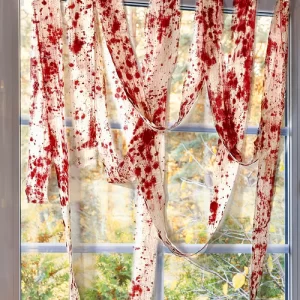 3/5m Halloween Bloody Cloth Strips Blood Gauze Bandage Haunted House