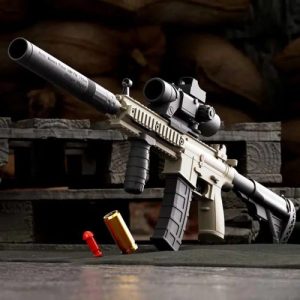 M416 Semi-Auto Soft Bullet Shell Ejection Toy Gun