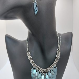 Blue Petit Goddess Necklace
