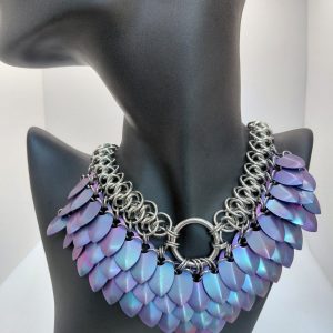 Steel and Titanium Goddess necklace