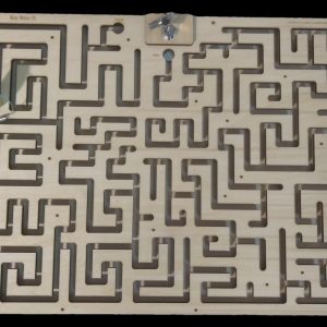 Escape Room Key Maze: Maple Veneer Puzzle Prop