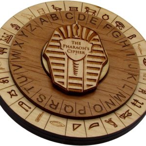 Egyptian Cipher Wheel for Escape Rooms - Decoder Disk - Escape Room Prop