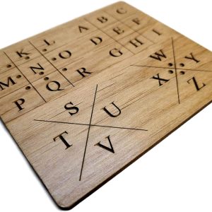 Pigpen Grid Key Panel for Escape Rooms