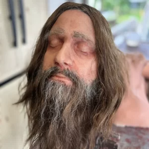 Severed Head with Hair and Beard