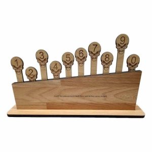 Holey Moley Escape Room Puzzle and Prop features Skull Pegs