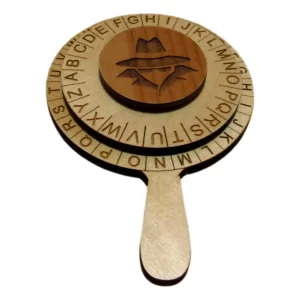 Spy Glass Decoder Wheel: Cipher Disk, Escape Room Prop