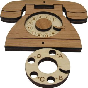 Phone Grille Cipher Escape Room Prop - Unique Way to Give a 4 Digit Numeric Code