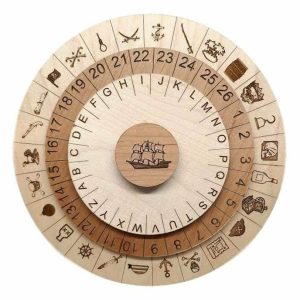 Pirate Cipher Wheel II for Escape Rooms 16" Version