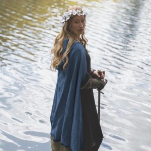 Ranger Cloak- Linen - Blue