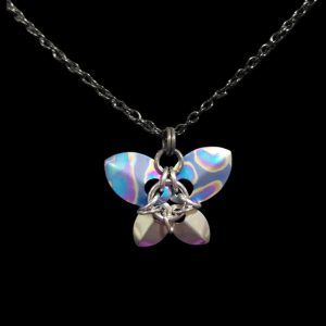 Sponged Mini Butterfly Pendant