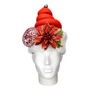 Foam Party Hats Swirl Christmas Hat - Santa Claus Hat - Christmas Dec Hat - Christmas Gift Hat - Girls Christmas Hat - Secret Santa Gift
