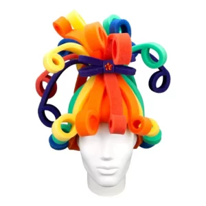 Foam Party Hats- Pride Rainbow Wig