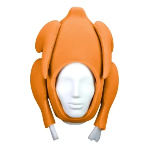 Foam Turkey Head - Thanksgiving Gift - Turkey Day Hat - Thanksgiving Favors - Turkey Party Hat - Halloween Hat - Roast Turkey Hat