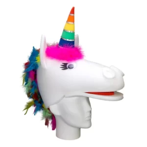 Foam Party Hats: Pride Unicorn Hat - Gay Pride Hat - LGBTQ Clothing Hat - LGBTQ Accessory Hat - LGBTQ Crazy Hat - Hora Loca Hat -Novelty Hat