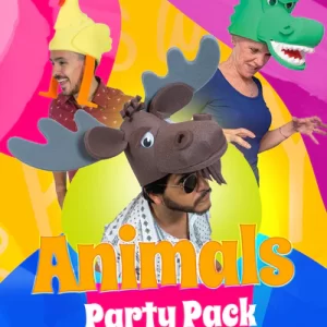 Foam Party Hats - ANIMALS PARTY PACK ! 20 HATS!