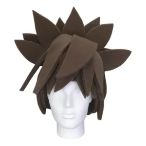 Foam Party Hats Brown Anime Wig - Cosplay Costume - Anime Cosplay - Harajuku Wig - Manga Wig - Japanese Hair Wig