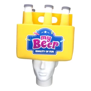 Foam Party Hats - Beer - Six - Pack - Hat - Foam - Party - Hats - Alcohol - Drinks - Hat