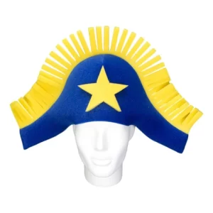 Foam Carnival Napoleon Hat - Carnival Costume Hat - French Party Hat - Mardi Gras Hat for Kids and Adults - French Vintage Hat - Photobooth