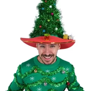 Foam Party Hats Special Christmas Tree Hat - Ugly Christmas Hat - Christmas Decor Hat - Holiday Decor Hat - Christmas Outfit Hat