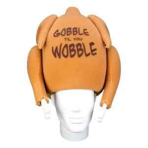 Turkey Meal Hat - Thanksgiving Gift - Turkey Day Hat - Thanksgiving Favors - Turkey Party Hat - Roast Turkey
