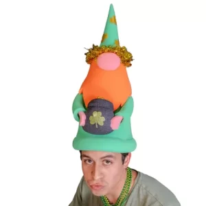 St. Patrick's Gnome Hat - Saint Patrick Hat - St Patricks Day - St Patrick's Day Deco - Leprechauns Hat - Pot of Gold Hat - Irish Themed