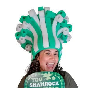 St. Patrick's Rainbow Wig - Saint Patrick Party - St Patrick's Day Deco - Shamrocks Hat - Irish Themed - Green Hat
