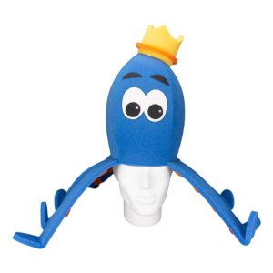 Foam Party Hats Octopus King Hat - Handmade Octopus Hat - Kraken Party Hat - Beach Party Hat - Nautical Decor Hat - Ocean Art Hat