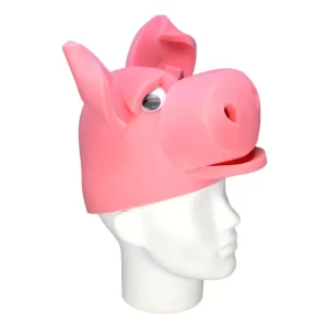 Foam Party Hats Pig Hat - Peppa Pig Hat - Pig Party hat - Pig Gift Hat - Handmade Pig Hat - Animal Costume Hat - Safari Party Gift