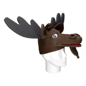 Foam Party Hats Moose Hat - Antler Moose Party Hat - Moose Decor Hat - Moose Gift Hat -Handmade Moose Hat - Photo booth props - Party Favors