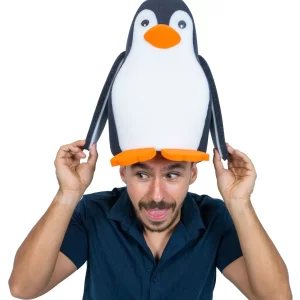 Foam Party Hats Penguin Hat - Nautical Decor Gift - Penguin Gift Hat - Handmade Penguin Hat - Animal Costume Hat