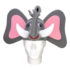 Foam Party Hats Elephant Hat - Safari Party Gift - Safari Animal Hat - Wild Animal Hat - Handmade Animal Hat - Elephant Photo Props Hat