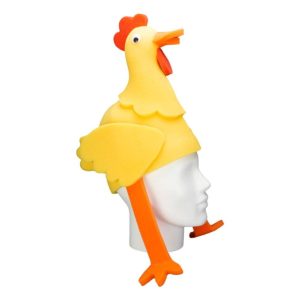 Foam Party Hats Chicken Hat - Chicken Gifts Hat - Chicken Coop Hat - Chicken Art Hat - Animal Costume Hat - Handmade Animal Hat -Party Favor
