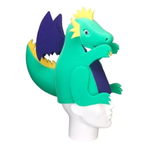 Foam Party Hats Cute Dragon Hat - Medieval Party Hat - Dragon Costume Hat - Game of Thrones Hat - Dungeons and Dragons Hat - Lunar New Year