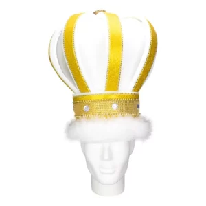 Foam Party Hats Luxurious King Crown - GOLD or SILVER Medieval Crown - Renaissance Crown - King Crown - Crown Party Hat - Mardi Gras Party Hat