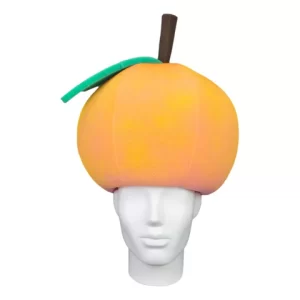 Foam Party Hats Peach Hat - Peach Dress Hat - Peach Party Hat - Handmade Peach Hat - Funny Food Gift - Foodie Love Gift Hat -Photobooth Prop