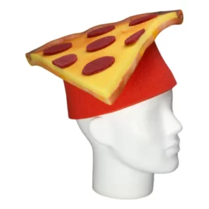 Foam Party Hats Pizza Slice Hat - Pizza Lover Hat - Pizza Gift Hat - Pizza Party Hat - Pizza Hat for Adults and Kids - Funny Food Gift