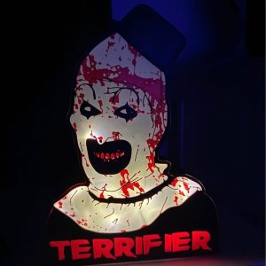 Terrifier Art The Clown- Light Box 3D Print
