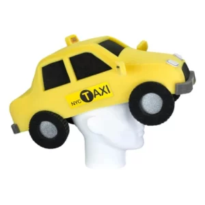 Foam Party Hats Taxi Hat - Taxi Driver Hat - New York Taxi Hat - Crazy Taxi Hat - Taxi Cab Party Hat - funny gifts hat - Photo Booth Props