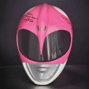 Custom Pink Mighty Morphin' Power Ranger Cosplay Helmet | 3D Printed Helmet Made to Order